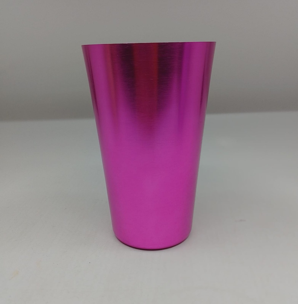 16Oz Imprinted Aluminum Mixing Glassesfuchsia 10293