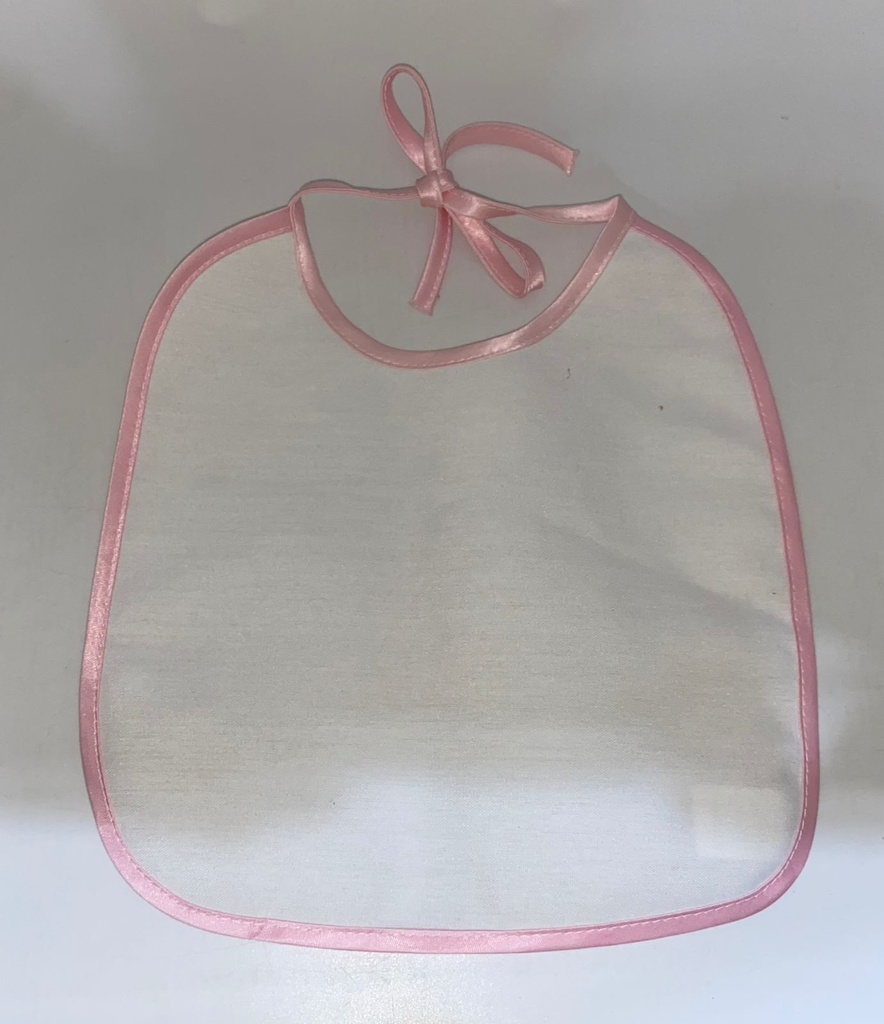 Baby Bib For Girl With  Trim