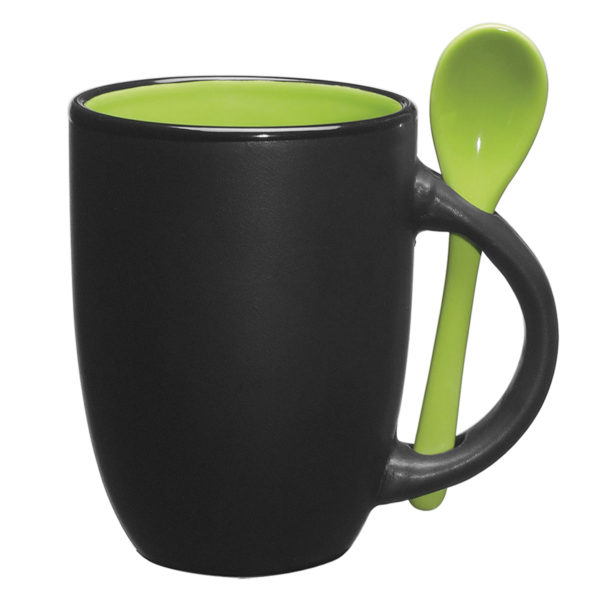 Canyon 12Oz Ceramic Mug With Spoon