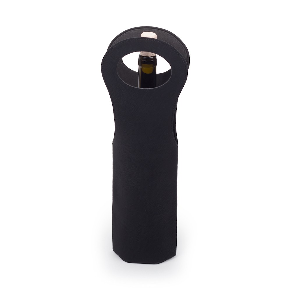 Jute Single Bottle Wine Tote