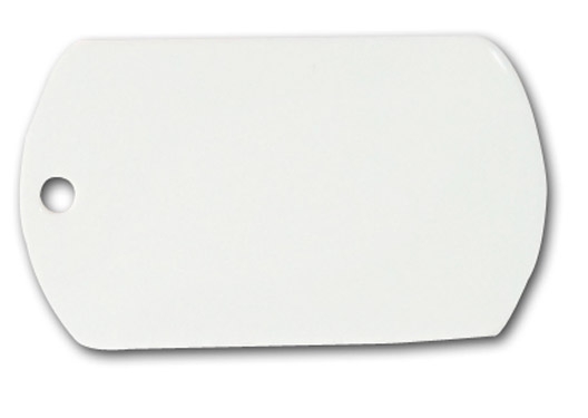 Dog Tag Aluminum 1.125"X2"