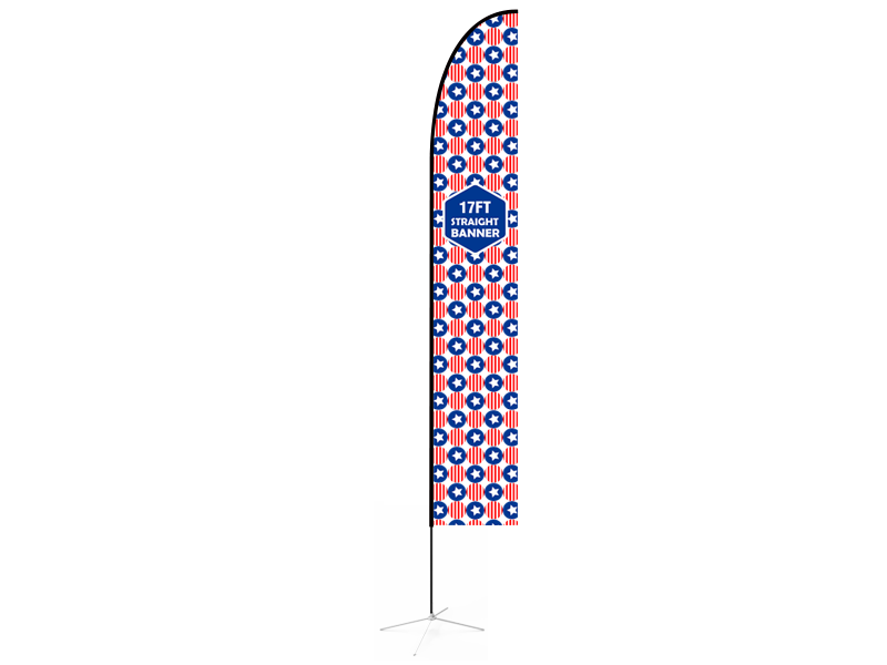 Feather/ Teardrop Flag 17 1/2 Ft 5.2M