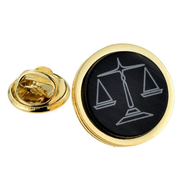 Lapel Pins Round Metal  18Mm