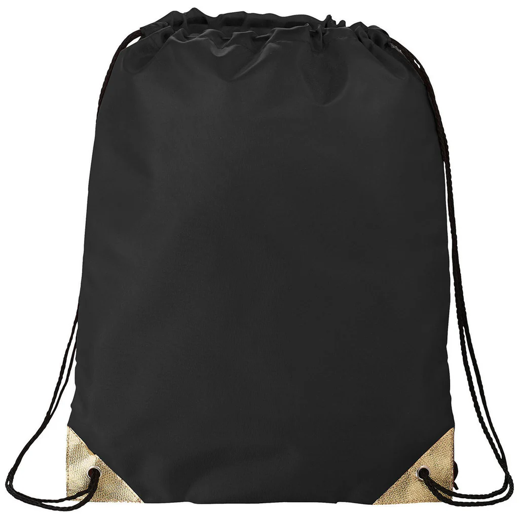 Metallic Accent Drawstring Sport