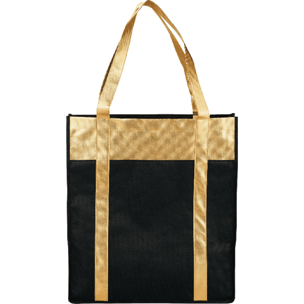 Metallic Non Woven Shopper Tote