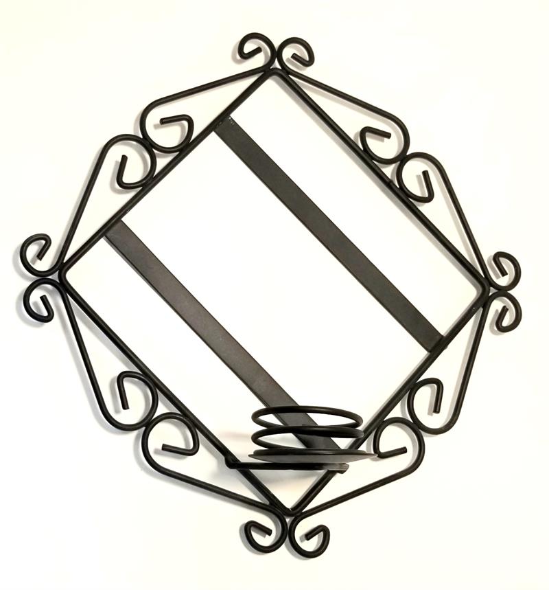 Metal Frame For 6"Tile With Candle Holder