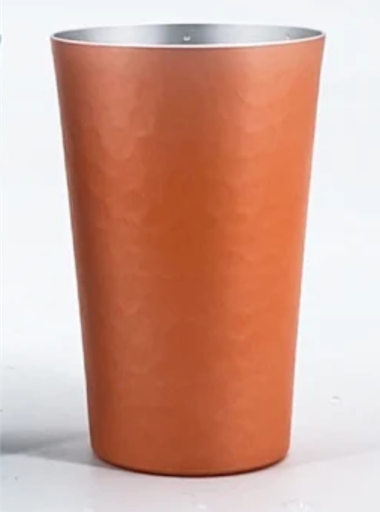 [16oz-imprinted-alumi-24838] 16Oz Imprinted Aluminum Mixing Glassesorange 10248