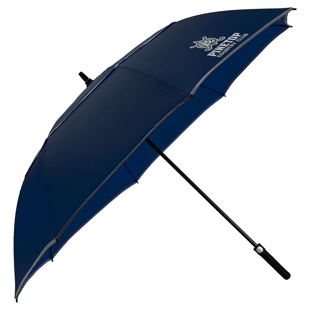 [64-auto-open-reflect-24862] 64" Auto Open Reflective Golf Umbrella