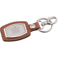 [brushed-plate-key-ri-24944] Brushed Plate Key Ring