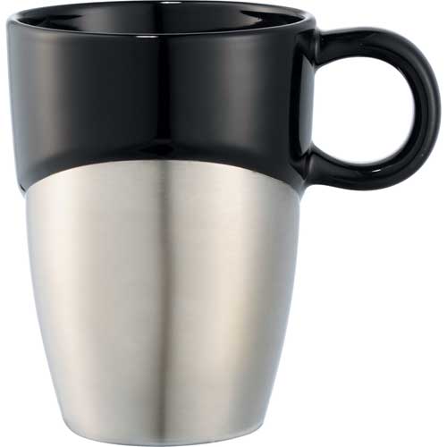 [double-dipper-cerami-25483] Double Dipper Ceramic Mug