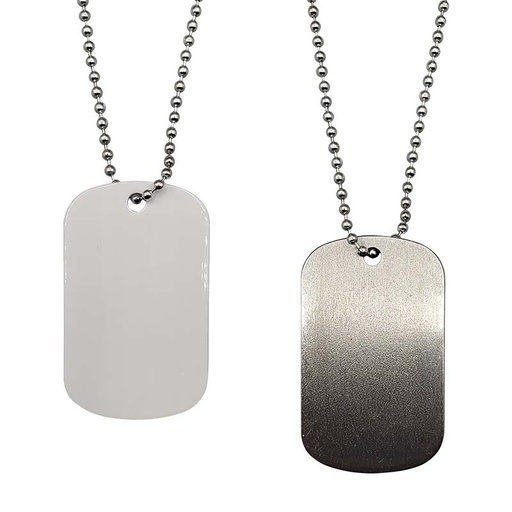 [dynasub-1-sided-dog--25490] Dynasub 1 Sided  Dog Tag 50 Per Case
