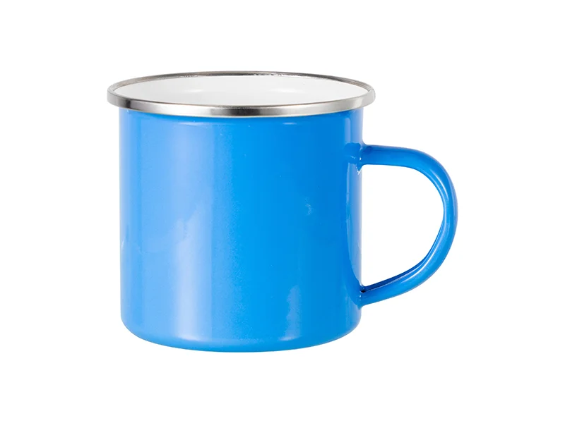 [enamel-mug-12oz-flat-25505] Enamel Mug 12Oz Flat Bottom
