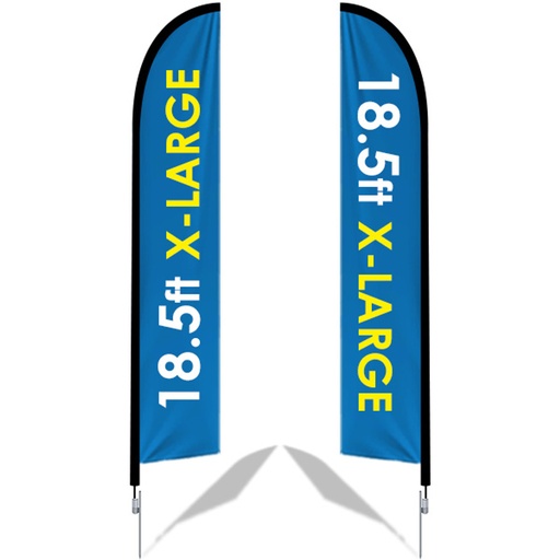 [feather-teardrop-fla-25517] Feather/ Teardrop Flag 18 1/2 Ft 5.6M