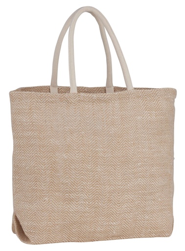 [herringbone-jute-tot-25565] Herringbone Jute Tote