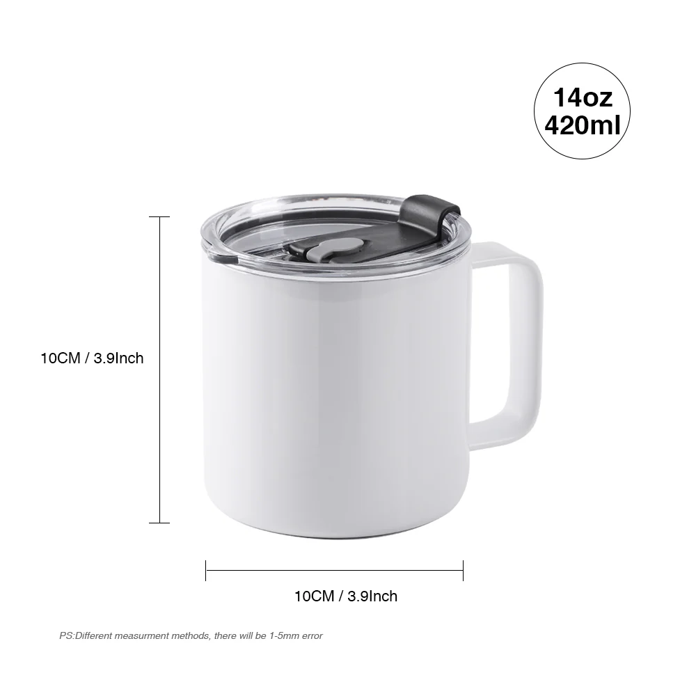 [stainless-steel-coff-25882] Stainless Steel Coffee Mug 14Oz