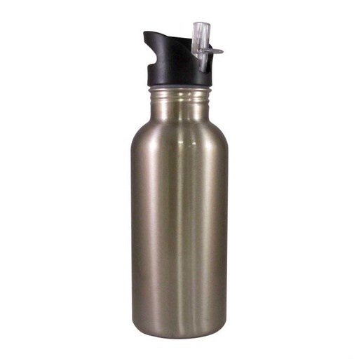 [stainless-steel-wate-25884] Stainless Steel Water Bottle With  Straw Top 50 Per Case