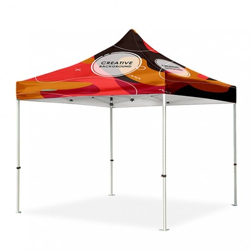 [tent-10x10-ft-full-c-25940] Tent 10X10 Ft Full Color Top Only No Walls