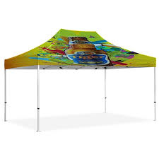 [tent-10x15-ft-full-c-25947] Tent 10X15 Ft Full Color Top Only (No Walls)