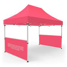 [tent-10x15ft-spot-co-25950] Tent 10X15Ft Spot Color Top Full Back +2 Half Sides