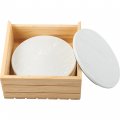 [wood-grain-ceramic-c-26229] Wood Grain Ceramic Coaster Set