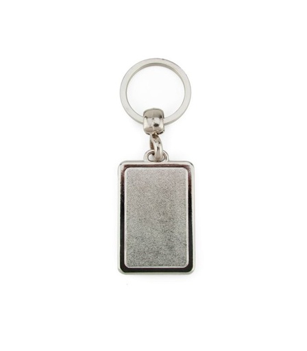 [metal-keyring-25x40m-26571] Metal Keyring 25X40Mm Rectangular