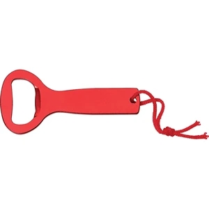 [metallic-bottle-open-26580] Metallic Bottle Opener With Hanging Loop
