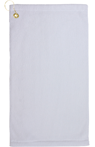 [microfiber-velour-go-26586] Microfiber Velour Golf Towel With Hook And Grommet 11X18 12 Per Pack