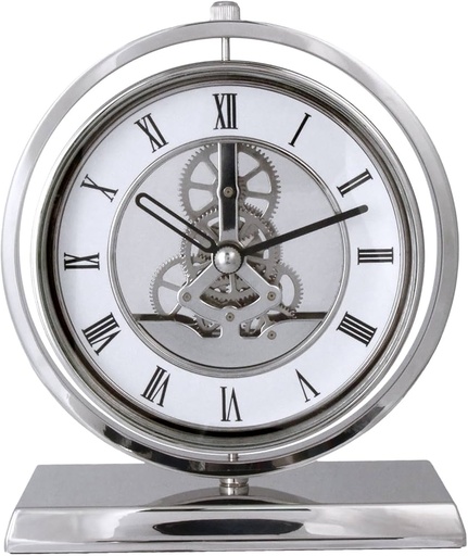[natico-electro-mecha-26620] Natico Electro-Mechanical Gear Clock