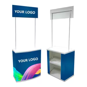 [promotional-booth-fu-26672] Promotional Booth Full Board Branding (Head Sides And Front Branding)