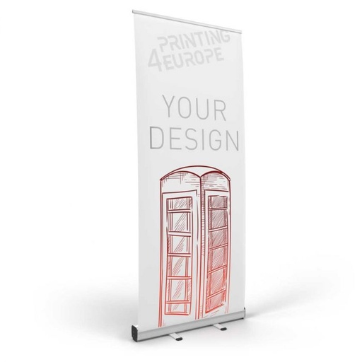 [pull-up-banner-alumi-26676] Pull Up Banner Aluminum 85X200Cm (2.7X6.5Ft)